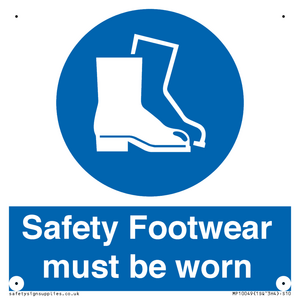 Safety Footwear must be worn
